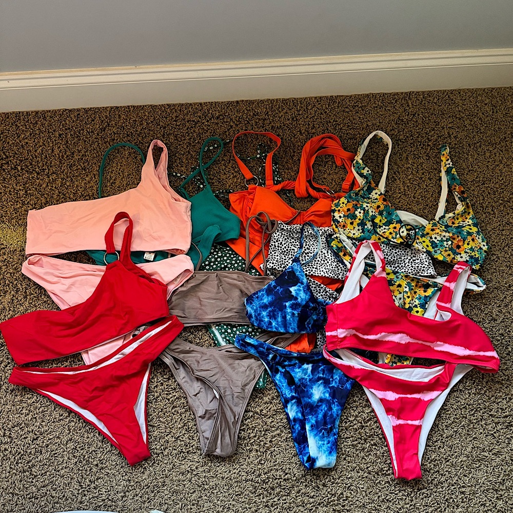 10 SHEIN BIKINIS MEDIUM